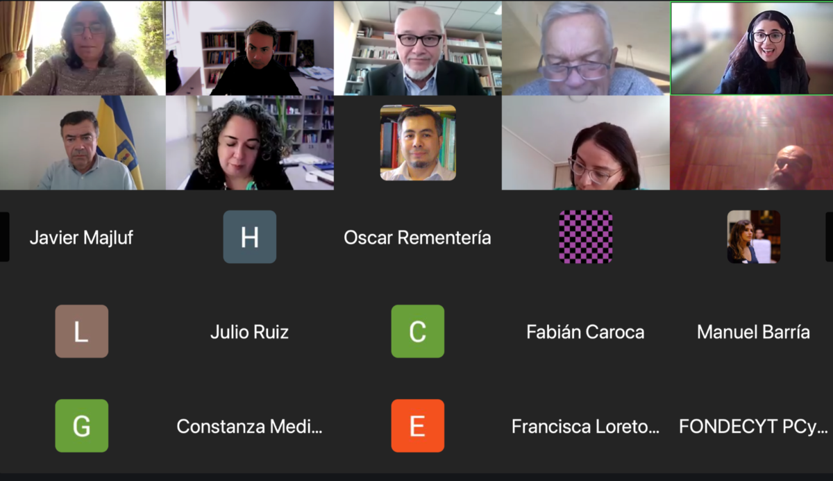Reunión zoom diplomado de Descentralización
